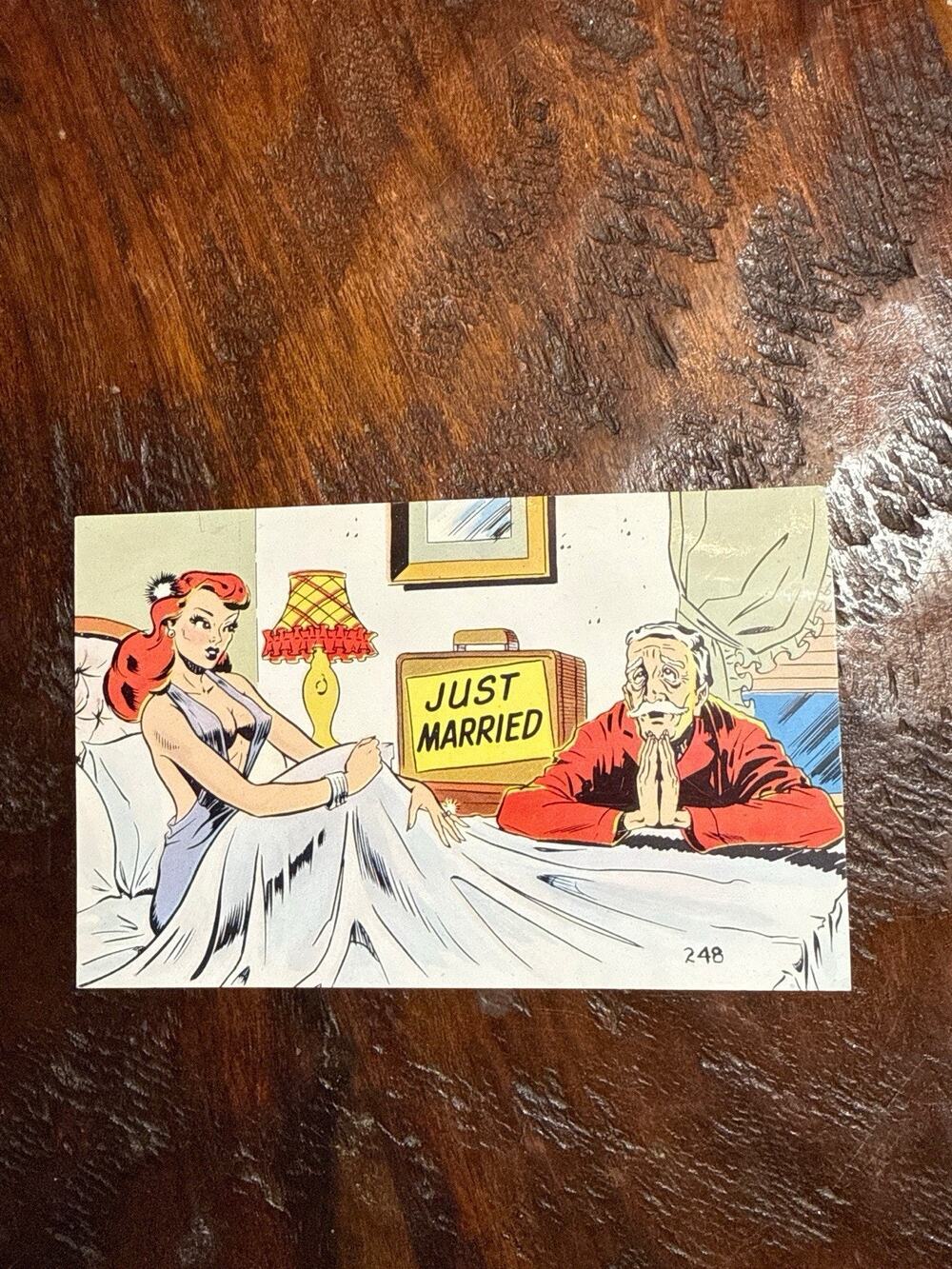 Vintage "Comicard by Clem" Humor Postcard #248 – E.F. Clements